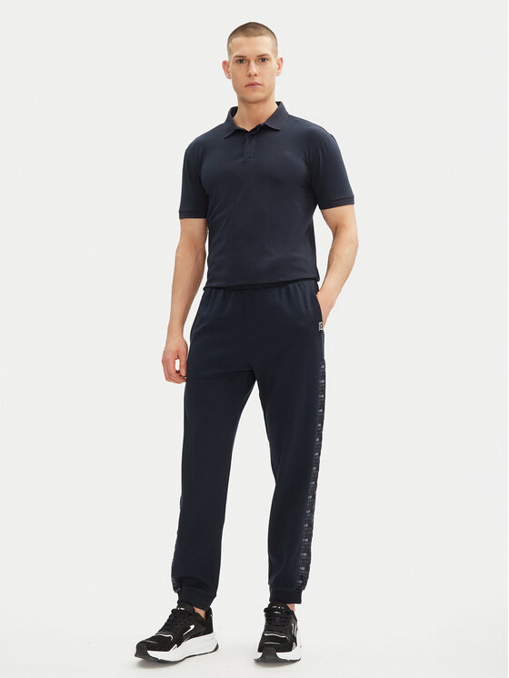 EA7 Emporio Armani EA7 Emporio Armani Polo 7M000228 AF10373 UB102 Granatowy Regular Fit