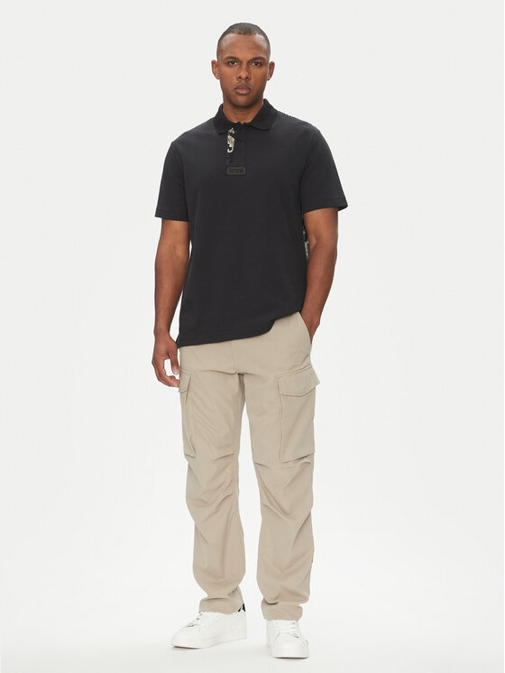 Versace Jeans Couture Versace Jeans Couture Polo 78GAG627 Czarny Regular Fit