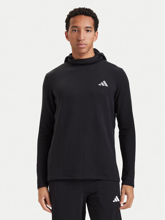 adidas adidas Bluza techniczna Adi365 Running Essentials Winterized KV4279 Czarny Slim Fit