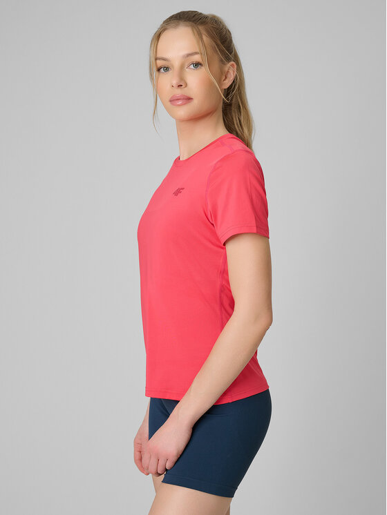 4F 4F Koszulka techniczna MULTI ACTIVE Koralowy Regular Fit