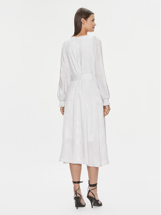DKNY DKNY Ljetna haljina DD3JA479 Bijela Regular Fit