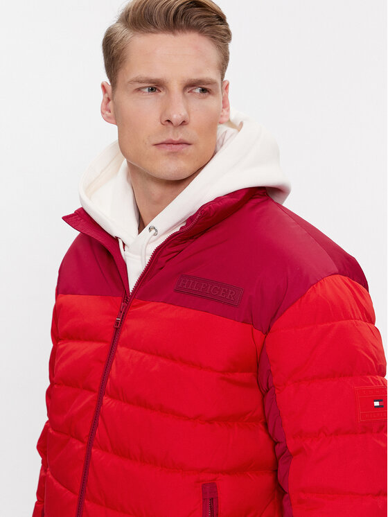 Tommy Hilfiger Tommy Hilfiger Prehodna jakna New York MW0MW33734 Rdeča Regular Fit