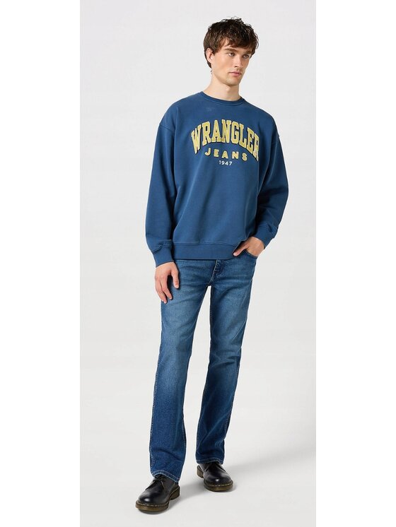 Wrangler Wrangler Jeansy Horizon Niebieski Bootcut Fit