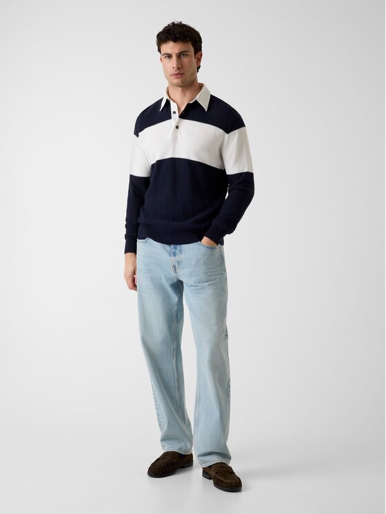 Guess Guess Sweter 181538 Niebieski Classic Fit