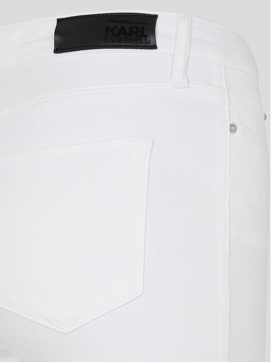 KARL LAGERFELD KARL LAGERFELD Jeans Logo 225W1104 Weiß Skinny Fit