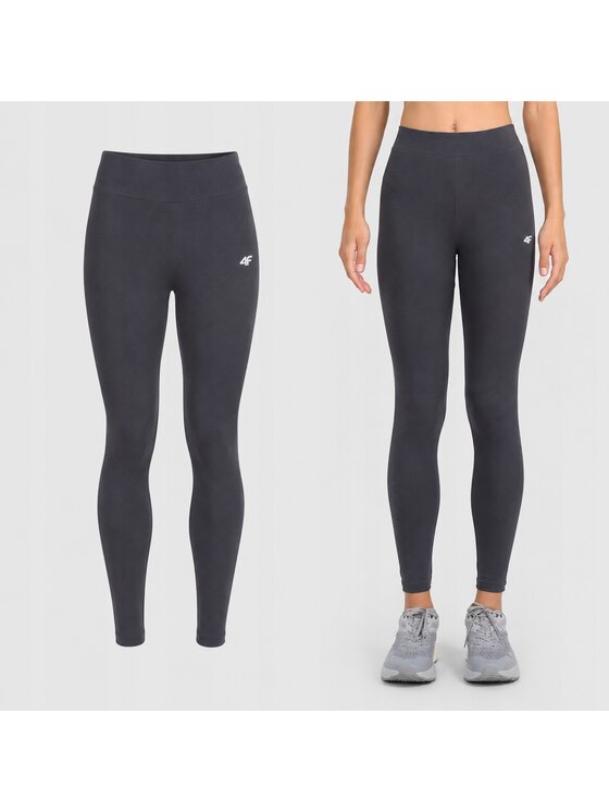 4F 4F Legginsy TTIGF296-22 Szary Active Fit