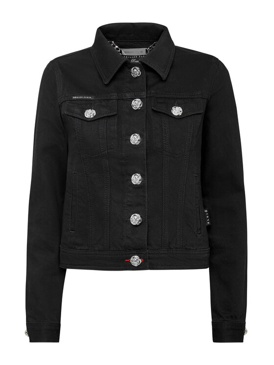 PHILIPP PLEIN PHILIPP PLEIN Kurtka jeansowa 6059 Czarny