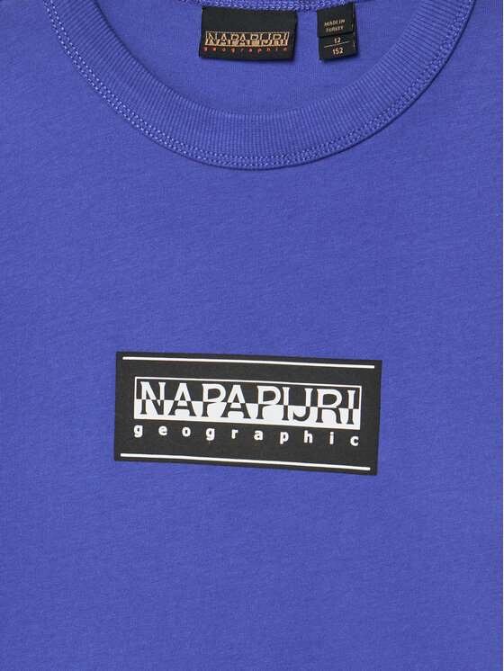 Napapijri Napapijri T-shirt S-Chamois NP0A4HYL D Plava Regular Fit