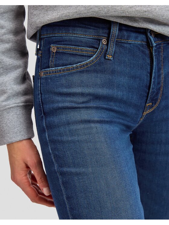 Lee Lee Jeansy ELLY Niebieski Slim Fit