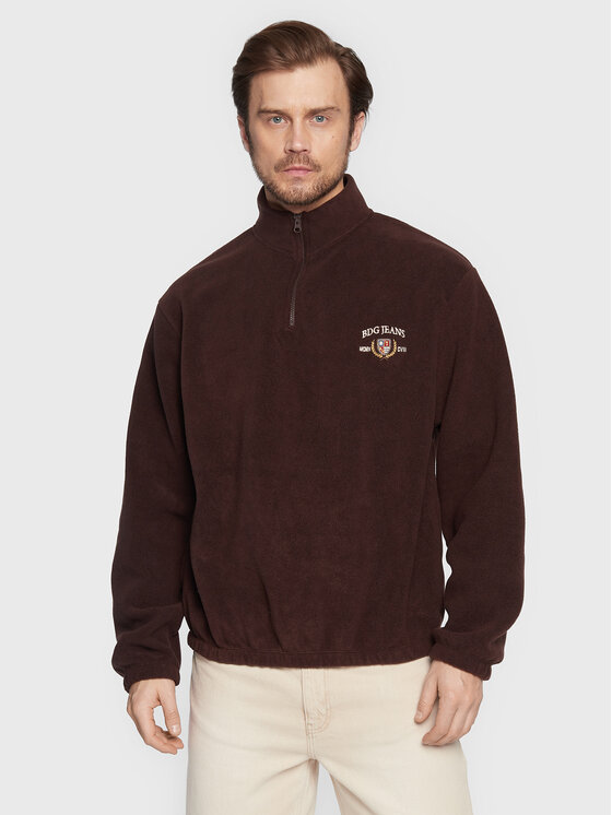 Felpa di pile 75326991 Marrone Relaxed Fit