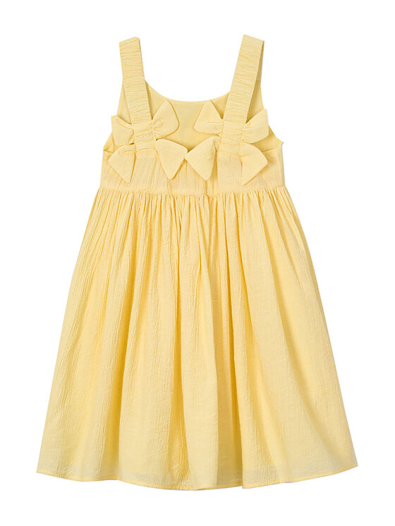 Mayoral Mayoral Vestito estivo 3925 Giallo Regular Fit