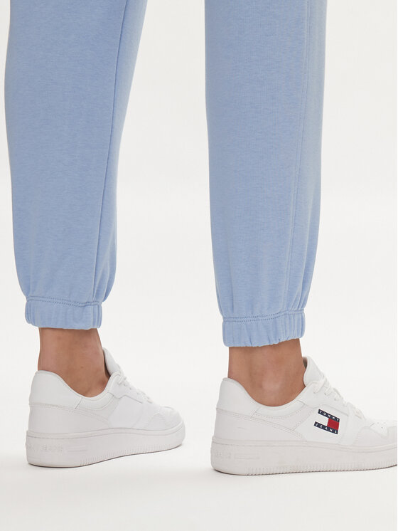 Tommy Jeans Tommy Jeans Donji dio trenerke Script DW0DW17771 Svijetloplava Relaxed Fit
