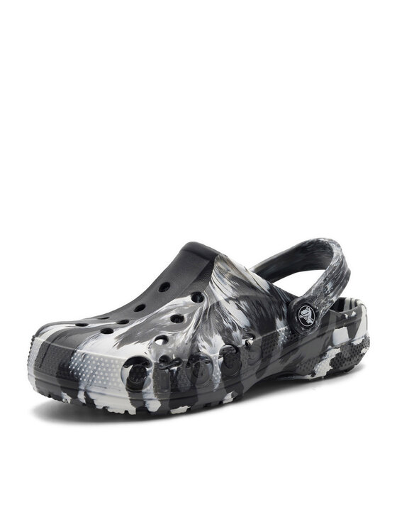 Crocs Crocs Şlapi C-BAYA MARBLED CLOG 206935-066 Negru