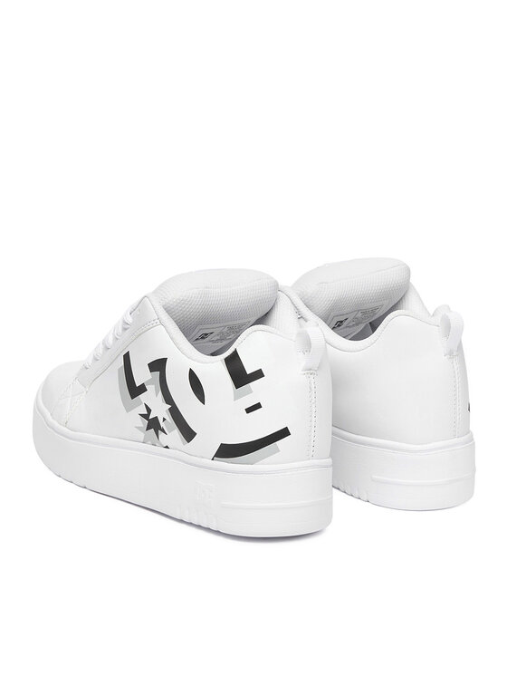 DC Shoes DC Shoes Sneakersy CEO-COURT GRAFFIK PLATFORM DC02422101 Biela