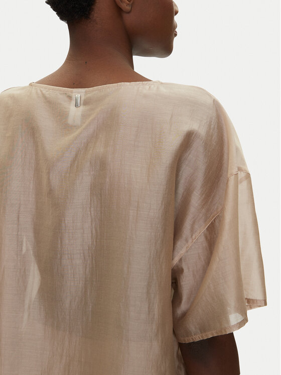 Bomboogie Bomboogie Bluse SW9008TLYA5 Beige Relaxed Fit