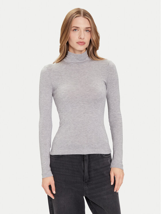Guess Guess Rolák W4BP14 KCGM2 Tmavě šedá Slim Fit