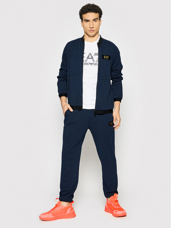 Felpa 6KPM89 PJG1Z 1554 Blu scuro Regular Fit