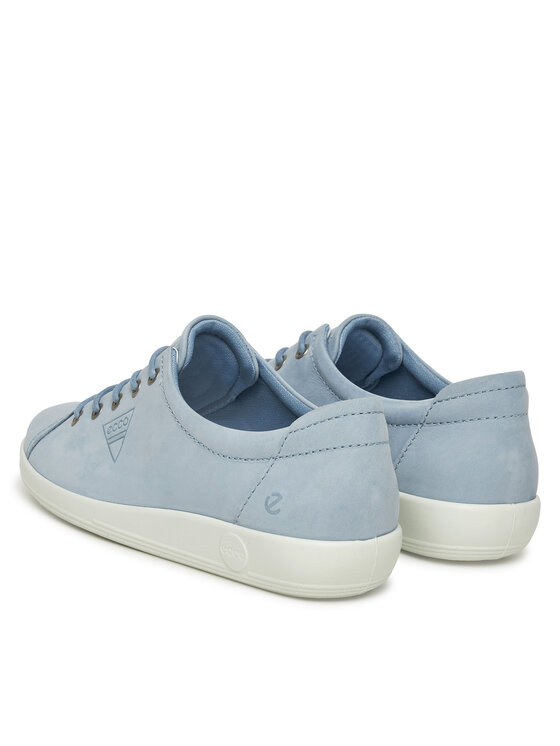 ECCO ECCO Sneakersy Soft 2.0 Tie 20650302434 Niebieski