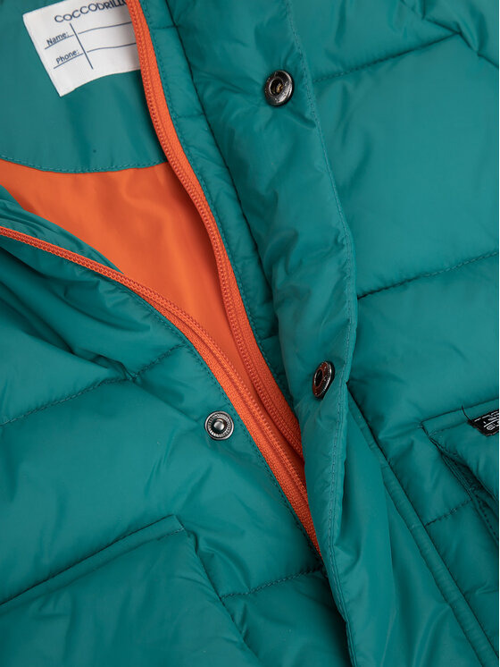 Coccodrillo Coccodrillo Зимно яке ZC3152109OBK Зелен Regular Fit