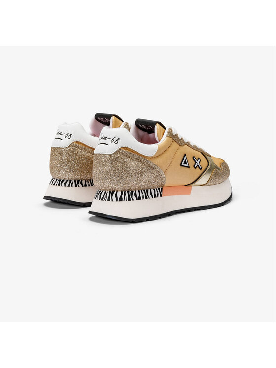 SUN68 SUN68 Sneakersy SUN68 Sneaker Donna Kelly glitter Z33222 43 Oro Złoty