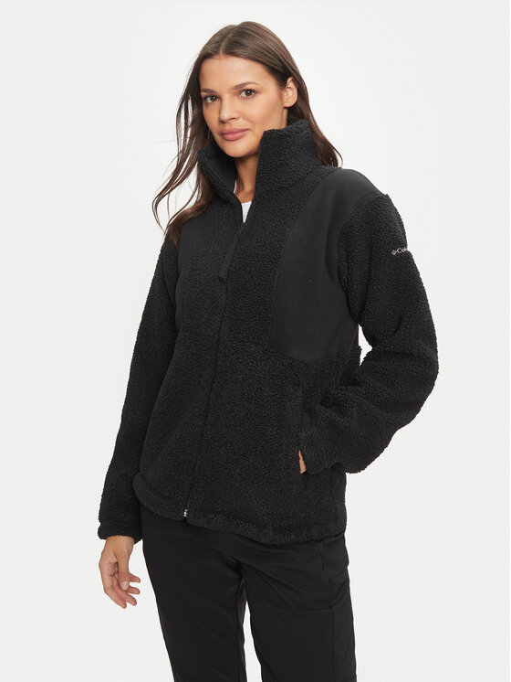 Columbia Fleecová mikina Panorama 2085883 Čierna Regular Fit