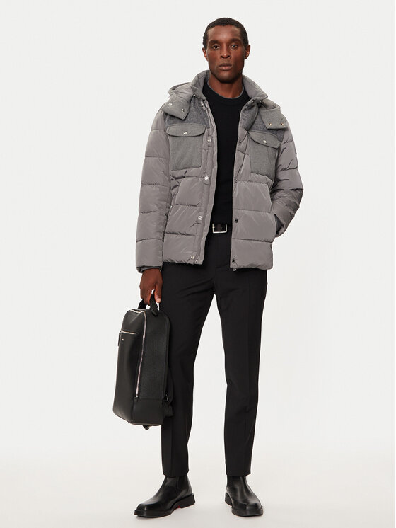BOSS BOSS Зимно яке C-Caniel 50524358 Сив Regular Fit