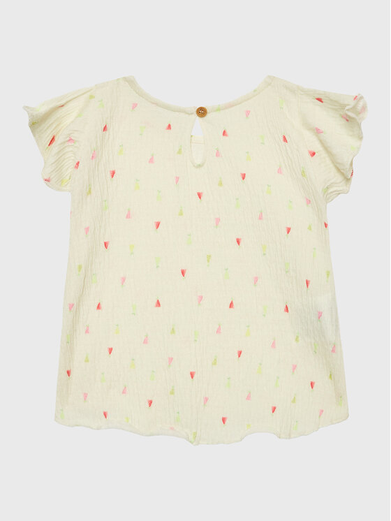United Colors Of Benetton United Colors Of Benetton Majica 3QMFA102J Écru Regular Fit