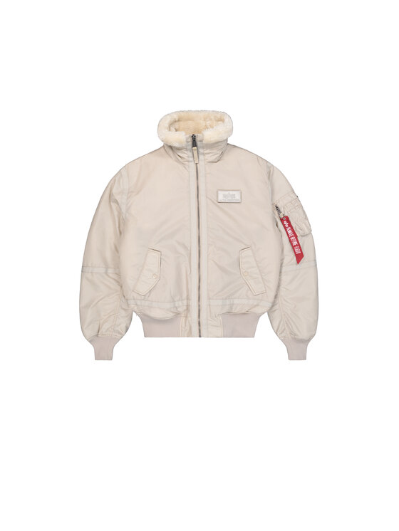Alpha Industries Alpha Industries Kurtka bomber B-15 III TT Two Tone Bomber Jacket Beżowy Regular Fit