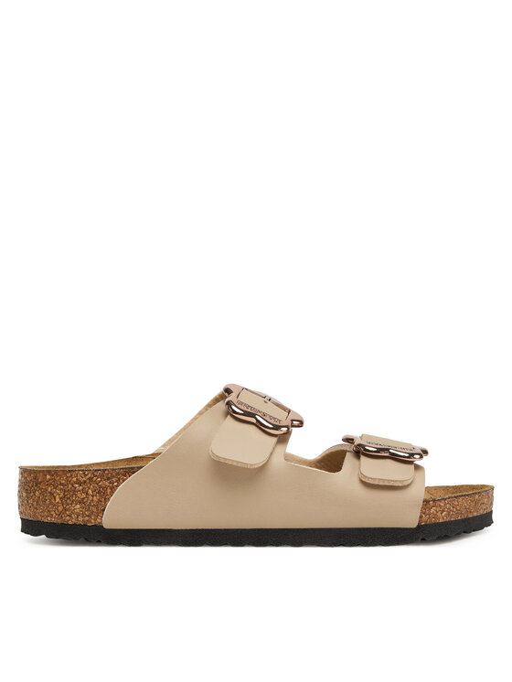 Birkenstock Birkenstock Natikače Arizona Flower Buckle Kids 1030419 S Bež