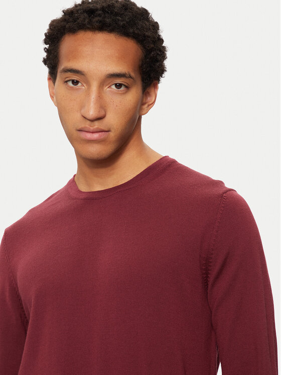 HUGO Hugo Sweter San Cedric-M1 50476832 Czerwony Regular Fit
