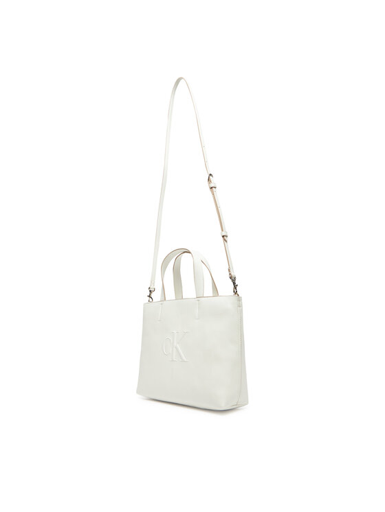 Calvin Klein Jeans Calvin Klein Jeans Borsetta Sculpted Mini Ew Tote LV04K3111G Bianco