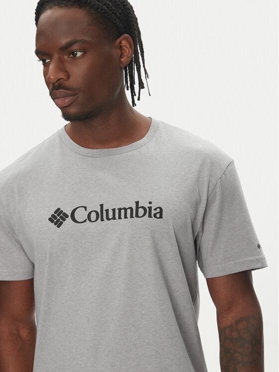 Columbia Columbia Тишърт CSC Basic Logo EM2180 Сив Regular Fit