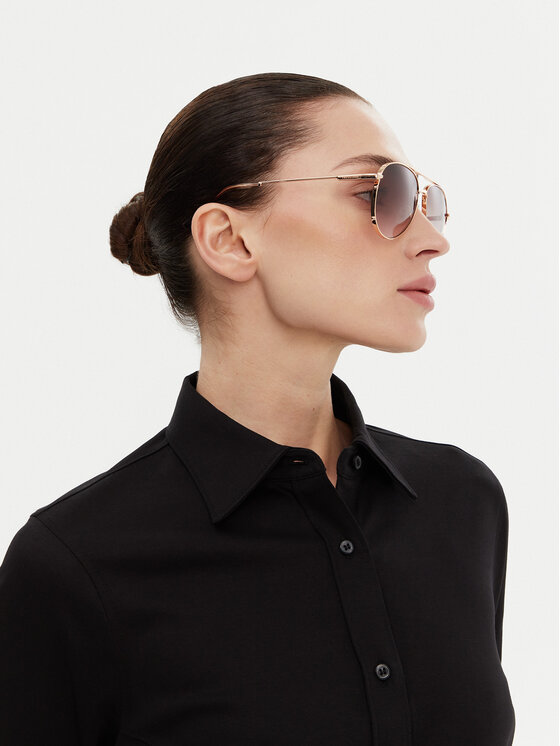 Trussardi Trussardi Okulary przeciwsłoneczne TSM3015 Złoty