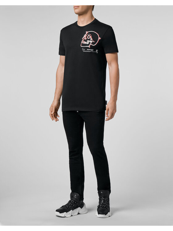 PHILIPP PLEIN PHILIPP PLEIN T-Shirt 22851 Czarny Regular Fit