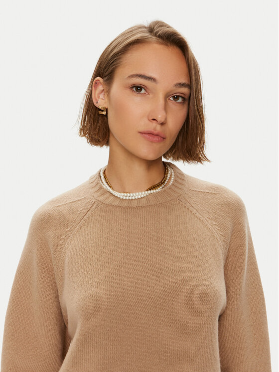 Weekend Max Mara Weekend Max Mara Džemper 2425366162 Bež Regular Fit