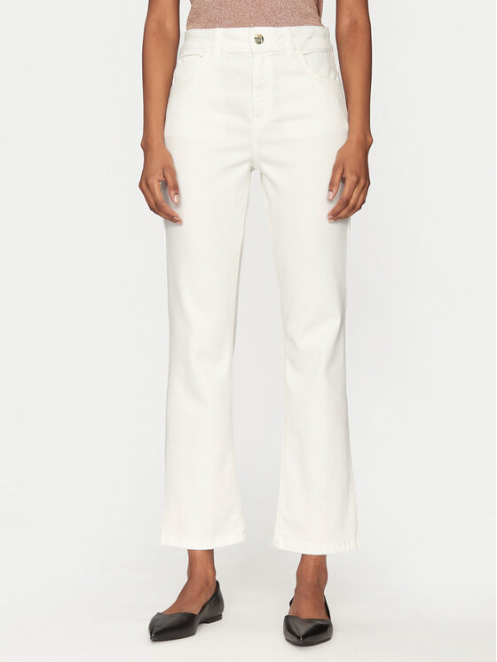 Marella Marella Jeans hlače Mode 2515131141 Écru Flare Fit