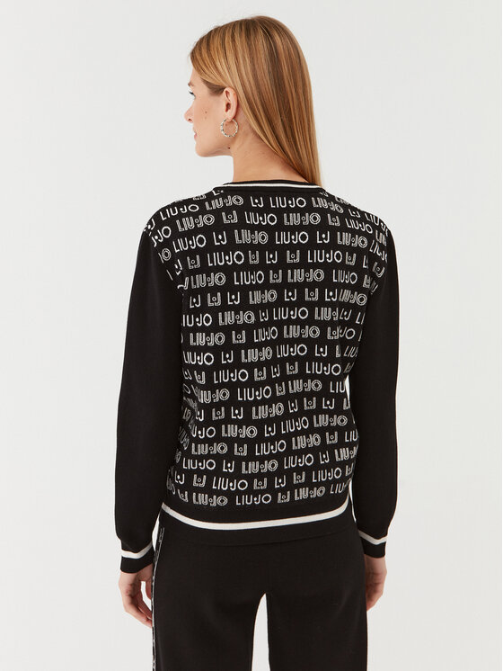 Liu Jo Sport Liu Jo Sport Sweater TF3210 MA63L Fekete Regular Fit