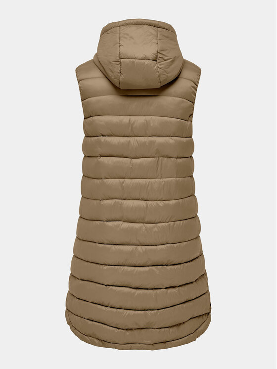 ONLY Carmakoma ONLY Carmakoma Brezrokavnik Melody 15295929 Rjava Regular Fit