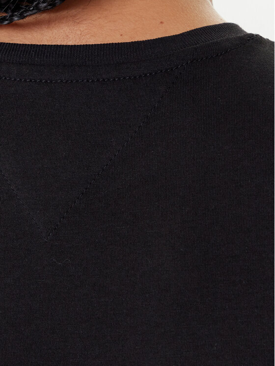 Tommy Jeans Tommy Jeans Póló Essential DW0DW20913 Fekete Slim Fit