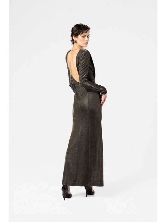 LE POSSÉ LE POSSÉ Abito da sera SEZDTZZIS Oro Slim Fit