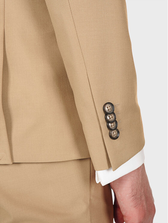 Evenemen Evenemen Garnitur BEJ Beżowy Slim Fit