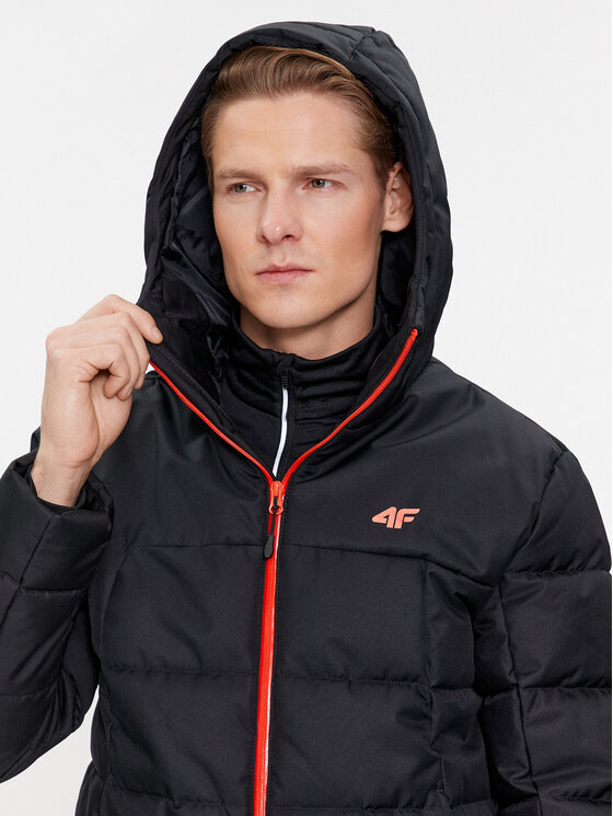 4F 4F Kurtka narciarska 4FAW23TTJAM307 Czarny Regular Fit
