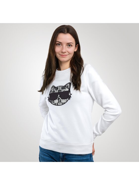 Bluza, rozmiar L, Biały, 236W1812-100/XL