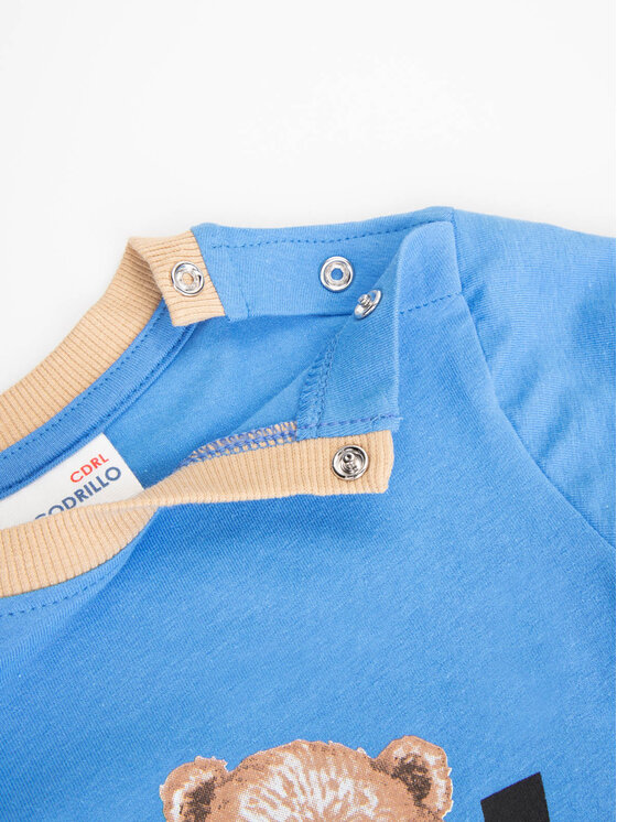 Coccodrillo Coccodrillo Bluză WC3143102SKN Albastru celest Regular Fit