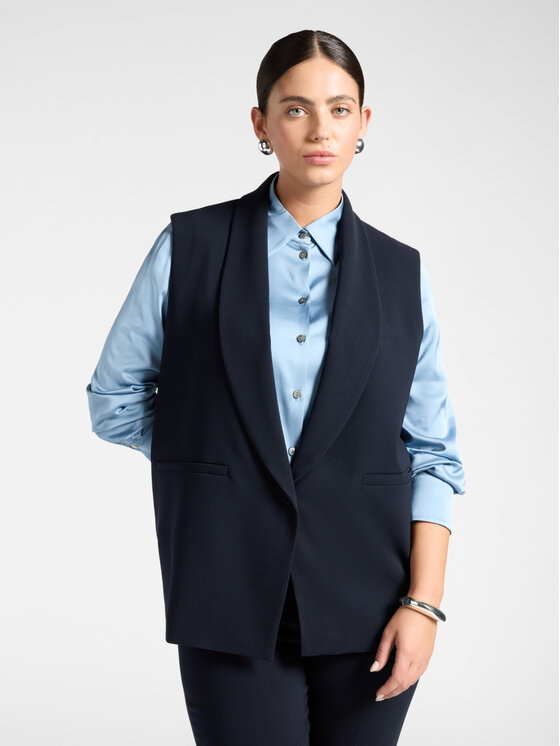 Elena Mirò Elena Mirò Marynarka R010P000141N034 Niebieski Regular Fit