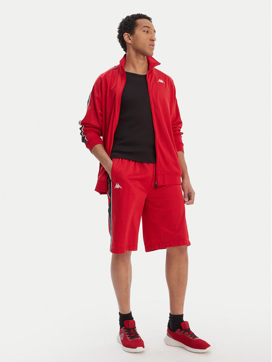 Kappa Kappa Sportovní kraťasy Banda Treadwellz 304KQ20 Červená Regular Fit