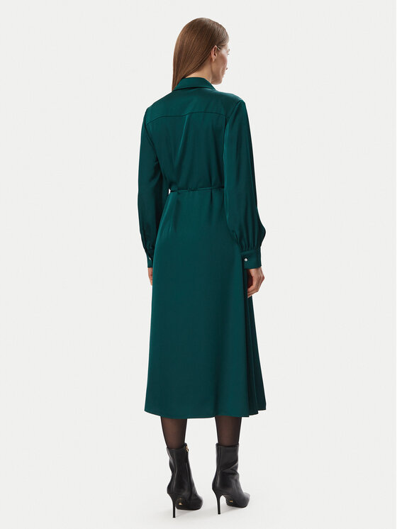 KARL LAGERFELD KARL LAGERFELD Kleid für den Alltag B4W13009 Dunkelgrün Regular Fit