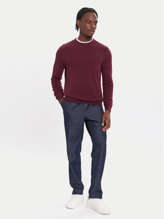 United Colors Of Benetton United Colors Of Benetton Svetr 1002U1G34 Fialová Regular Fit
