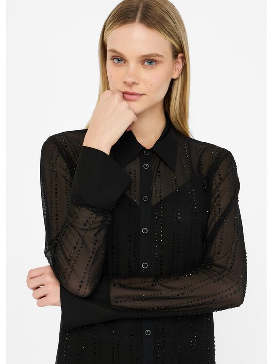 Liu Jo Liu Jo Camicia CF5056J496622222 Nero Regular Fit