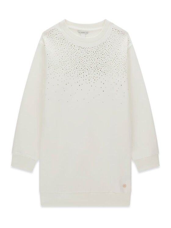 Guess Kids Guess Kids Sukienka codzienna 184586 Biały Classic Fit